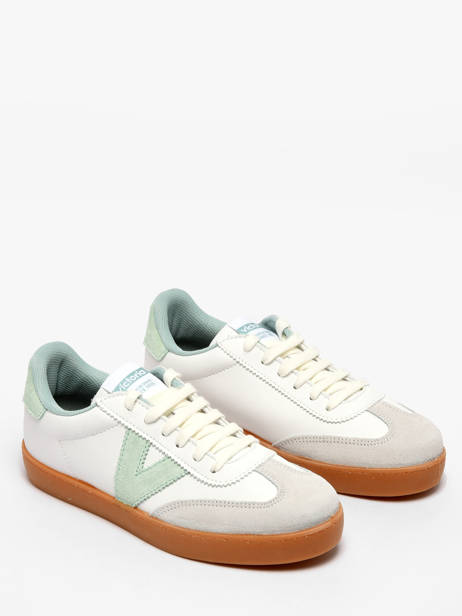 Sneakers Uit Leder Victoria Wit women 1126206 ander zicht 1